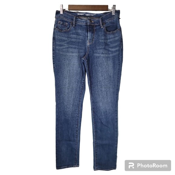 Old Navy Curvy Profile Mid- Rise Womens Size 4 Regular Denim Jeans - Picture 1 of 12